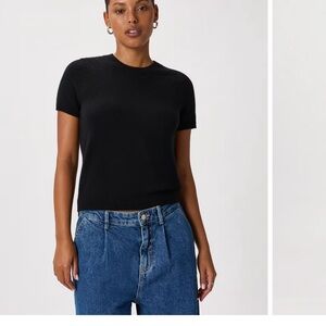 Quince Mongolian Cashmere Tee as Medium NWT